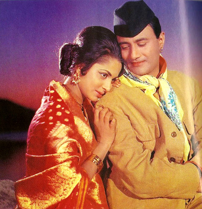 Dev Anand and Waheeda Rehman in Guide